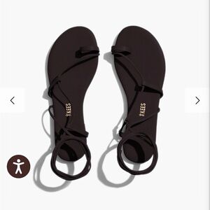 TKEES Women's Dark Brown Sandals